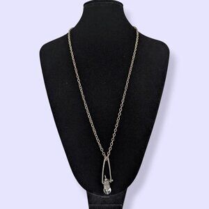 Vintage Lightbulb Pendant Necklace